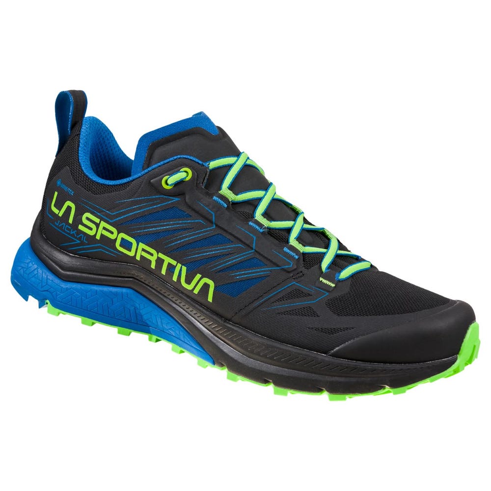 Zapatillas Trail Running La Sportiva Jackal GTX Hombre Negras/Turquesa Claro Chile-1603279